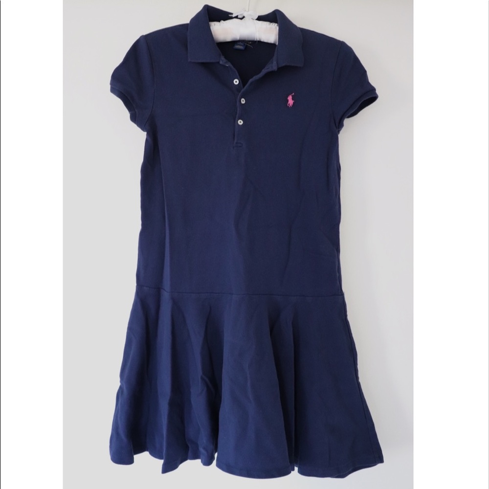 Girls’ Polo Navy Blue Dress
